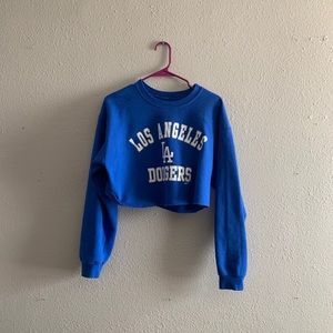 LA DODGERS CROPPED SWEATER 💙